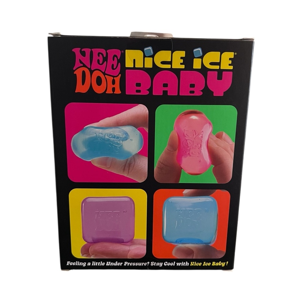 Needoh Nice Ice Baby 4 Pack Mini Nice Cube - Pink, Blue, Purple - Picture 2 of 3